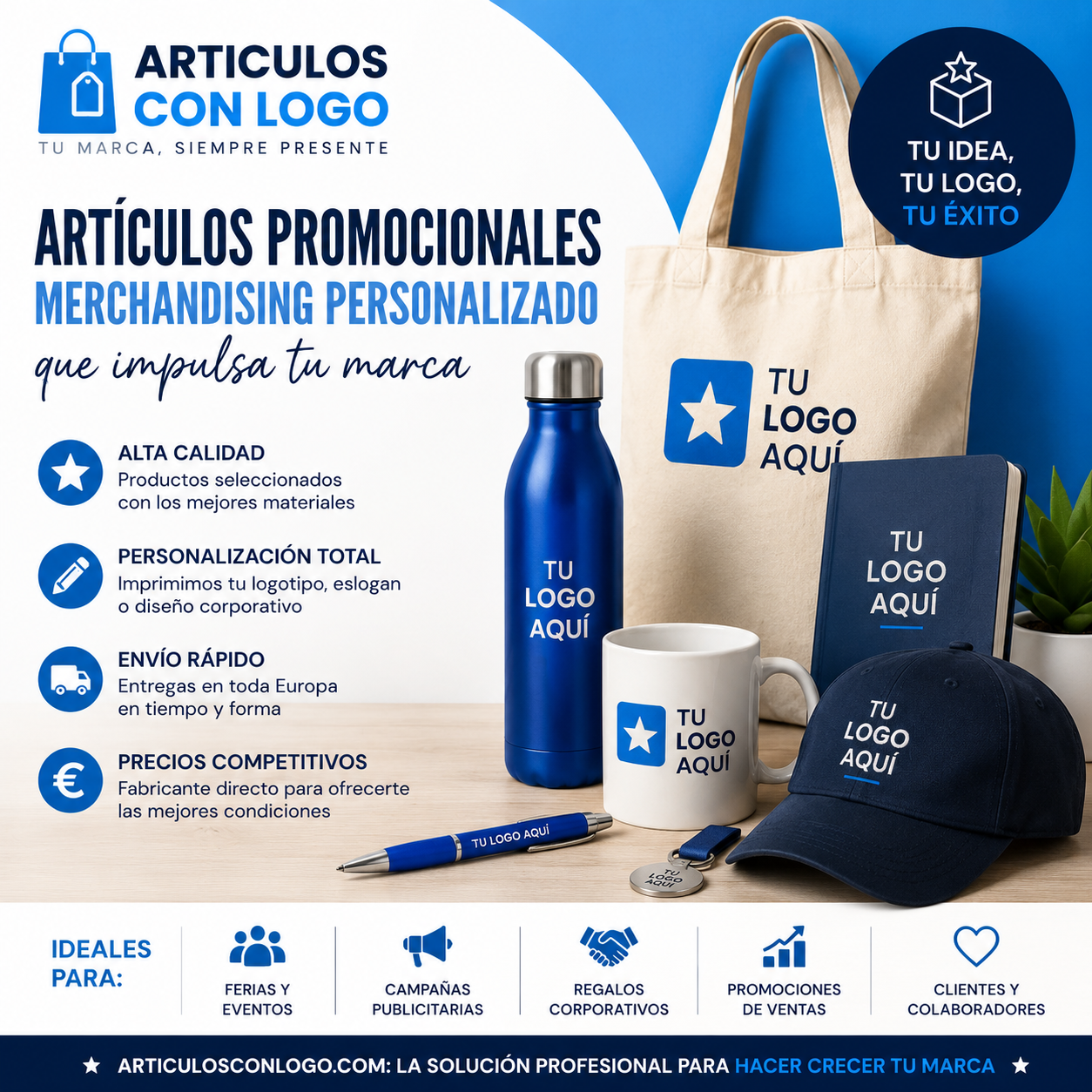	artículos con logo personalizados 