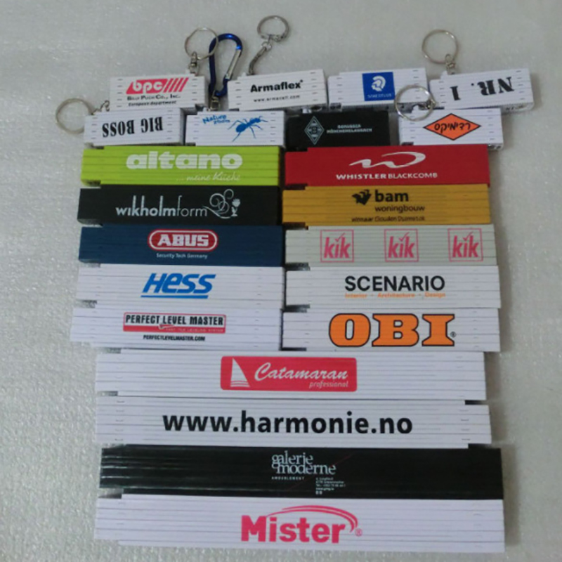 Reglas plegables con logo