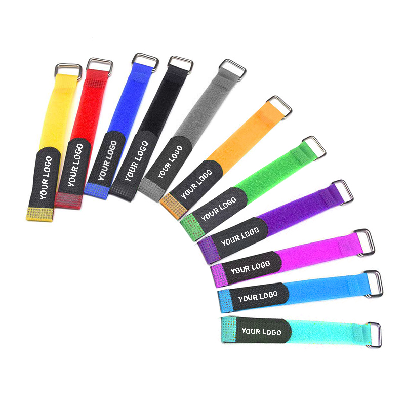 Bridas de velcro para cables con logo