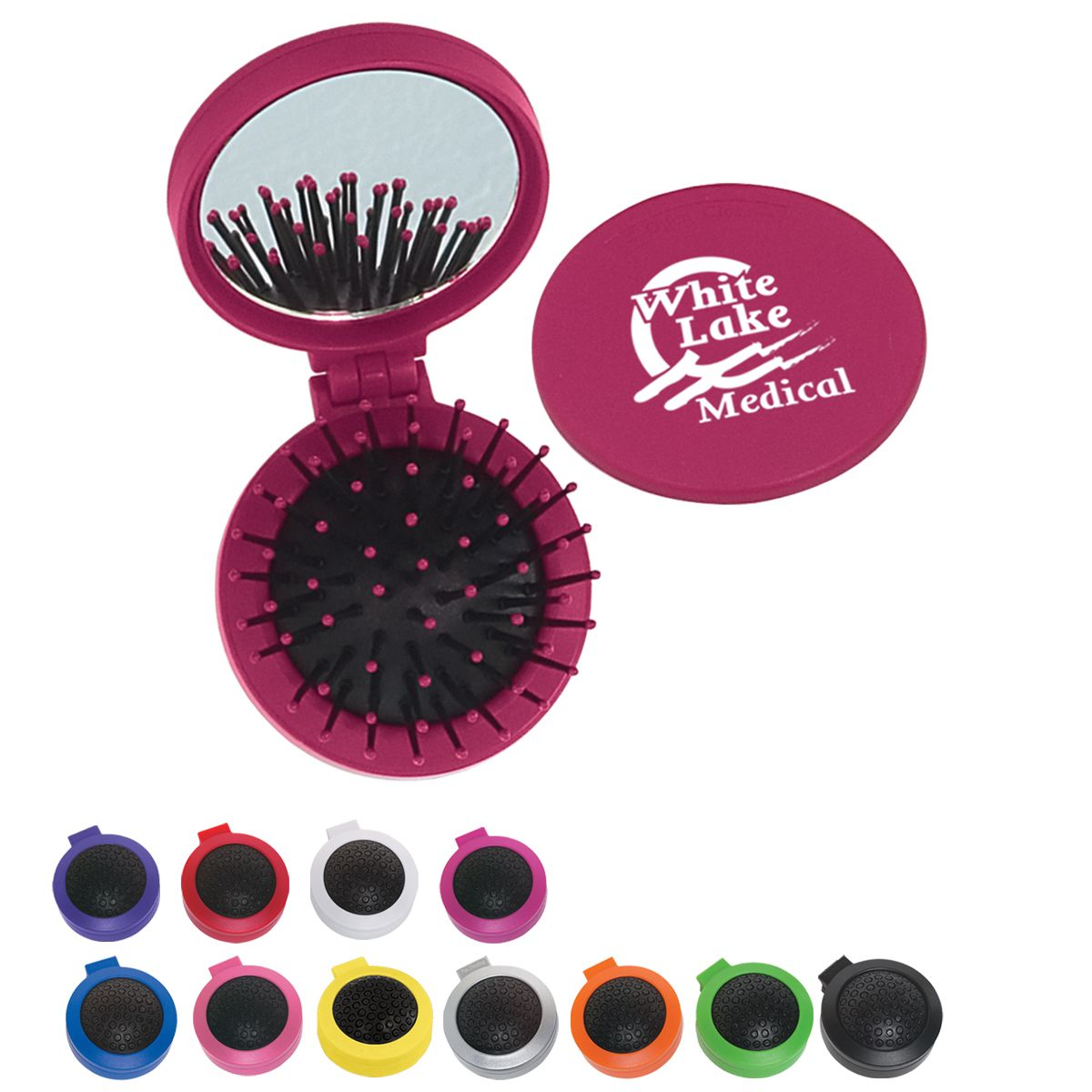 	Espejos compactos personalizados con peine