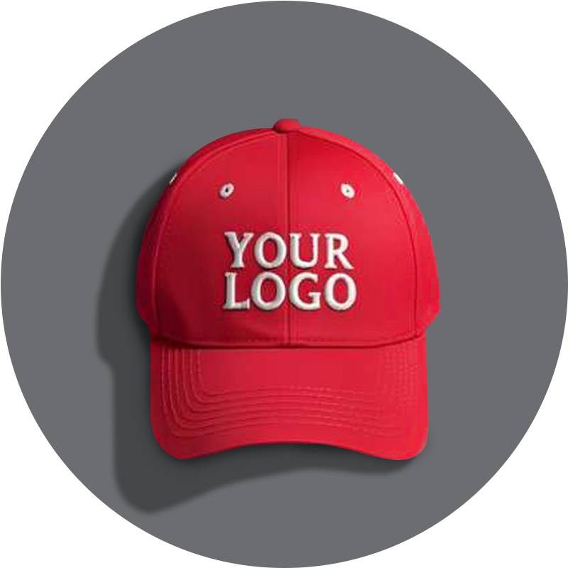 	Gorras de béisbol con logo
