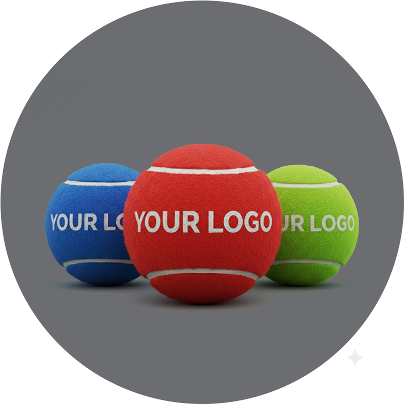 	Pelotas de tenis con logo