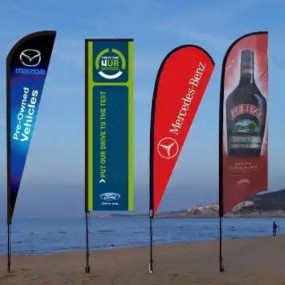 Banderas de Playa Personalizadas | Banderas Publicitari...