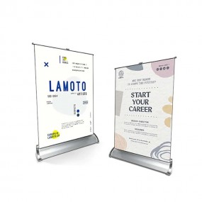 Mini Roll-Up en Formato A4 o A3 – Impresión de Displays...