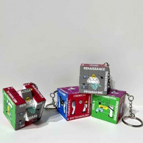 Llaveros de Cubo de Rubik Personalizados con Logo – Lla...