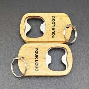 Llaveros Abridor de Botellas de Madera Personalizados –...