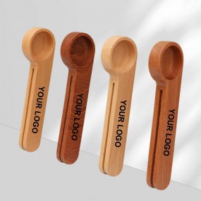 Cucharas de Café de Madera 7g Personalizadas con Clip –...