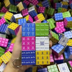 Llaveros de Cubo de Rubik Personalizados con Logo – Lla...