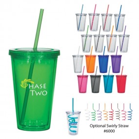 Vasos Personalizados con Tapa y Pajilla – Vasos de Plás...