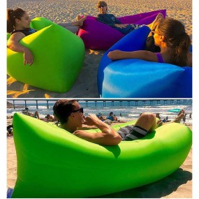 Sofá Inflable de Playa y Bolsa Lazy para Camping – XXL ...