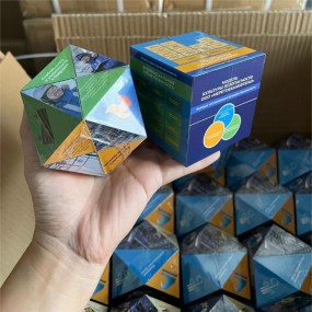 Cubo Plegable 3D Personalizado – Cubos de Fotos con Log...