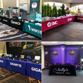 Manteles y Caminos de Mesa Personalizados con Logo – Fu...