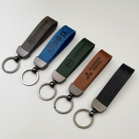 Llaveros de Cuero Personalizados con Logo – Llaveros Pr...