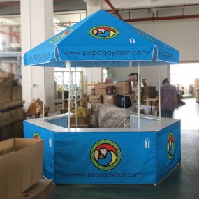 Pabellón para Stands de Venta – Carpas Hexagonales y Pu...