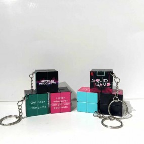 Llaveros de Cubo de Rubik Personalizados con Logo – Lla...