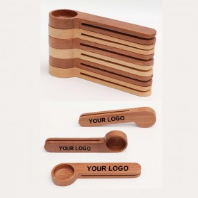 Cucharas de Café de Madera 7g Personalizadas con Clip –...