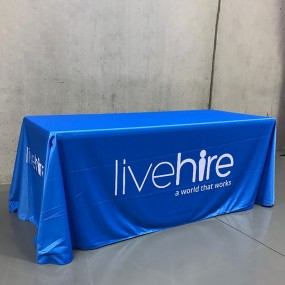 Manteles y Caminos de Mesa Personalizados con Logo – Fu...