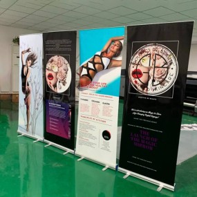 Impresión de Banners Roll-Up con Logo – Displays Person...