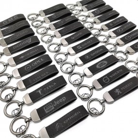 Llaveros de Cuero Personalizados con Logo – Llaveros Pr...