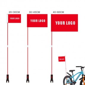 Bandera de Bicicleta Personalizada – Banderines de Segu...